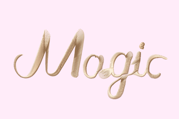 Magic Satin: Elegant Wedding Lettering for Holiday Gifting