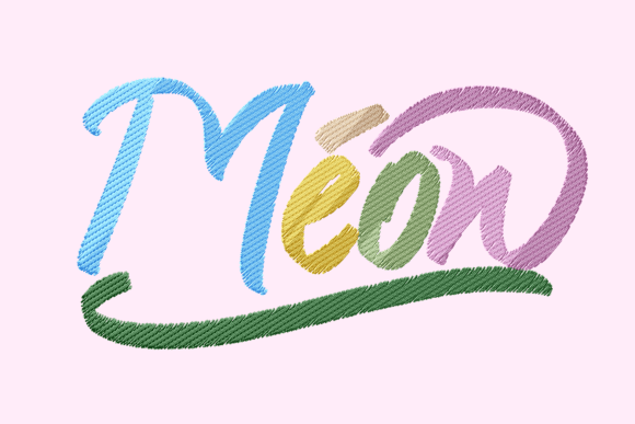 Meow Lettering Script: A Seasonal Stitch with Heart