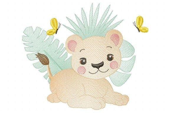 Safari Lioness: A Playful, Heartfelt Embroidery for Meaningful Gifts