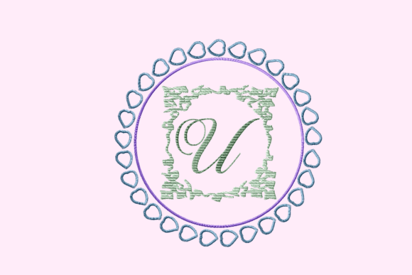 Wedding Frame U Monogram